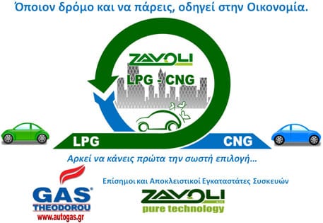 LPG CNG Υγραέριο Φυσικό Αέριο